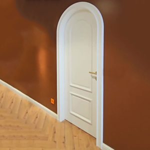 درب چوبی اتاق مدل هلالی